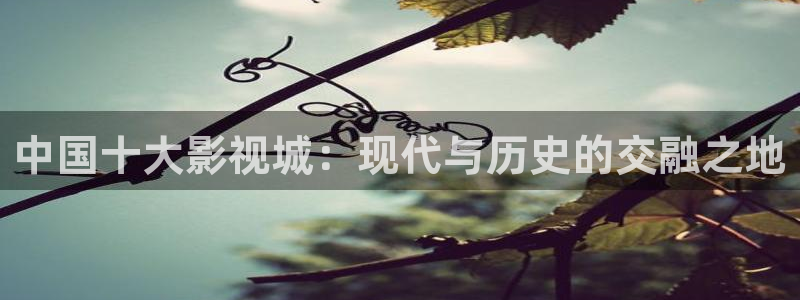 玖玖视频app：中国十大影视城：现代与历史的交融之地